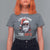 Funny Christmas I Do It For The Ho's T Shirt For Women Cool Santa Face - Wonder Print Shop
