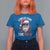 Funny Christmas I Do It For The Ho's T Shirt For Women Cool Santa Face - Wonder Print Shop
