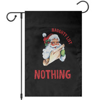 Funny Christmas Vintage Santa Garden Flag I'm On The Naughty List And I Regret Nothing - Wonder Print Shop