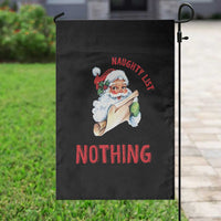 Funny Christmas Vintage Santa Garden Flag I'm On The Naughty List And I Regret Nothing - Wonder Print Shop