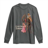 Christmas Creepy Krampus Long Sleeve Shirt Greetings From Gruss Vom Krampus