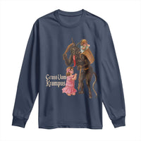 Christmas Creepy Krampus Long Sleeve Shirt Greetings From Gruss Vom Krampus