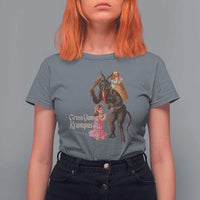 Christmas Creepy Krampus T Shirt For Women Greetings From Gruss Vom Krampus - Wonder Print Shop