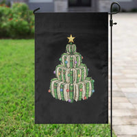 Book Christmas Tree Book Lover Teacher Librarian Garden Flag - Wonder Print Shop