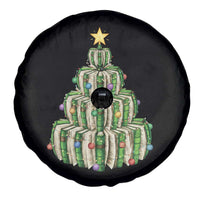 Book Christmas Tree Book Lover Teacher Librarian Spare Tire Cover - Wonder Print Shop