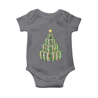 Book Christmas Tree Book Lover Teacher Librarian Baby Onesie - Wonder Print Shop