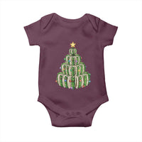 Book Christmas Tree Book Lover Teacher Librarian Baby Onesie - Wonder Print Shop