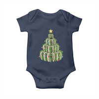 Book Christmas Tree Book Lover Teacher Librarian Baby Onesie - Wonder Print Shop