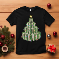 Book Christmas Tree Book Lover Teacher Librarian T Shirt - Wonder Print Shop