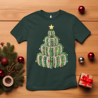 Book Christmas Tree Book Lover Teacher Librarian T Shirt - Wonder Print Shop