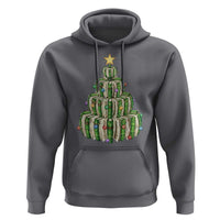 Book Christmas Tree Book Lover Teacher Librarian Hoodie - Wonder Print Shop
