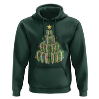 Book Christmas Tree Book Lover Teacher Librarian Hoodie - Wonder Print Shop