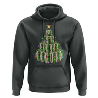 Book Christmas Tree Book Lover Teacher Librarian Hoodie - Wonder Print Shop