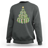 Book Christmas Tree Book Lover Teacher Librarian Sweatshirt - Wonder Print Shop