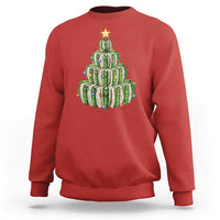 Book Christmas Tree Book Lover Teacher Librarian Sweatshirt - Wonder Print Shop