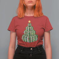 Book Christmas Tree Book Lover Teacher Librarian T Shirt For Women - Wonder Print Shop