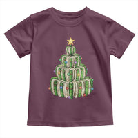 Book Christmas Tree Book Lover Teacher Librarian Toddler T Shirt - Wonder Print Shop