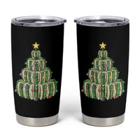 Book Christmas Tree Book Lover Teacher Librarian Tumbler Cup - Wonder Print Shop