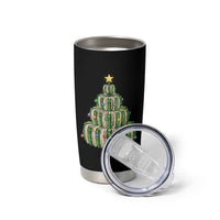 Book Christmas Tree Book Lover Teacher Librarian Tumbler Cup - Wonder Print Shop
