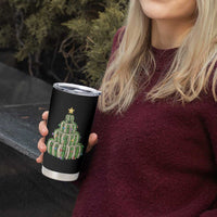Book Christmas Tree Book Lover Teacher Librarian Tumbler Cup - Wonder Print Shop