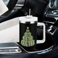 Book Christmas Tree Book Lover Teacher Librarian Tumbler With Handle - Wonder Print Shop