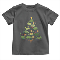 Funny Christmas Dinosaur Toddler T Shirt Dino Xmas Tree Rex Paleontologist - Wonder Print Shop