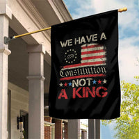 We Have A Constitution Not A King Garden Flag No Kings in America Betsy Ross Flag - Wonder Print Shop