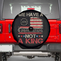 We Have A Constitution Not A King Spare Tire Cover No Kings in America Betsy Ross Flag - Wonder Print Shop