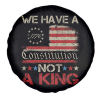 We Have A Constitution Not A King Spare Tire Cover No Kings in America Betsy Ross Flag - Wonder Print Shop