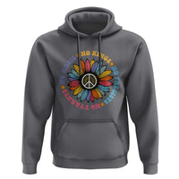 No Kings No Fascists No Tyrants No Nazis Hoodie Peace Floral Sunflower - Wonder Print Shop