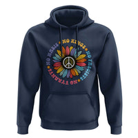 No Kings No Fascists No Tyrants No Nazis Hoodie Peace Floral Sunflower - Wonder Print Shop