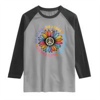 No Kings No Fascists No Tyrants No Nazis Raglan Shirt Peace Floral Sunflower - Wonder Print Shop