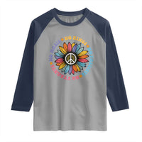No Kings No Fascists No Tyrants No Nazis Raglan Shirt Peace Floral Sunflower - Wonder Print Shop