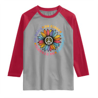 No Kings No Fascists No Tyrants No Nazis Raglan Shirt Peace Floral Sunflower - Wonder Print Shop