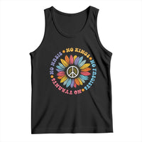 No Kings No Fascists No Tyrants No Nazis Tank Top Peace Floral Sunflower - Wonder Print Shop