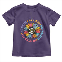 No Kings No Fascists No Tyrants No Nazis Toddler T Shirt Peace Floral Sunflower - Wonder Print Shop