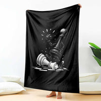 No Kings Throw Blanket America Protest Chess Rejecting Kings - Wonder Print Shop