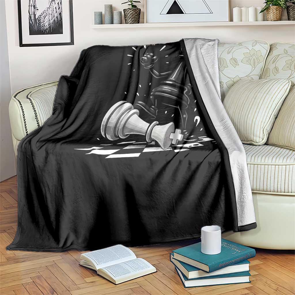No Kings Throw Blanket America Protest Chess Rejecting Kings - Wonder Print Shop