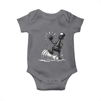 No Kings Baby Onesie America Protest Chess Rejecting Kings - Wonder Print Shop
