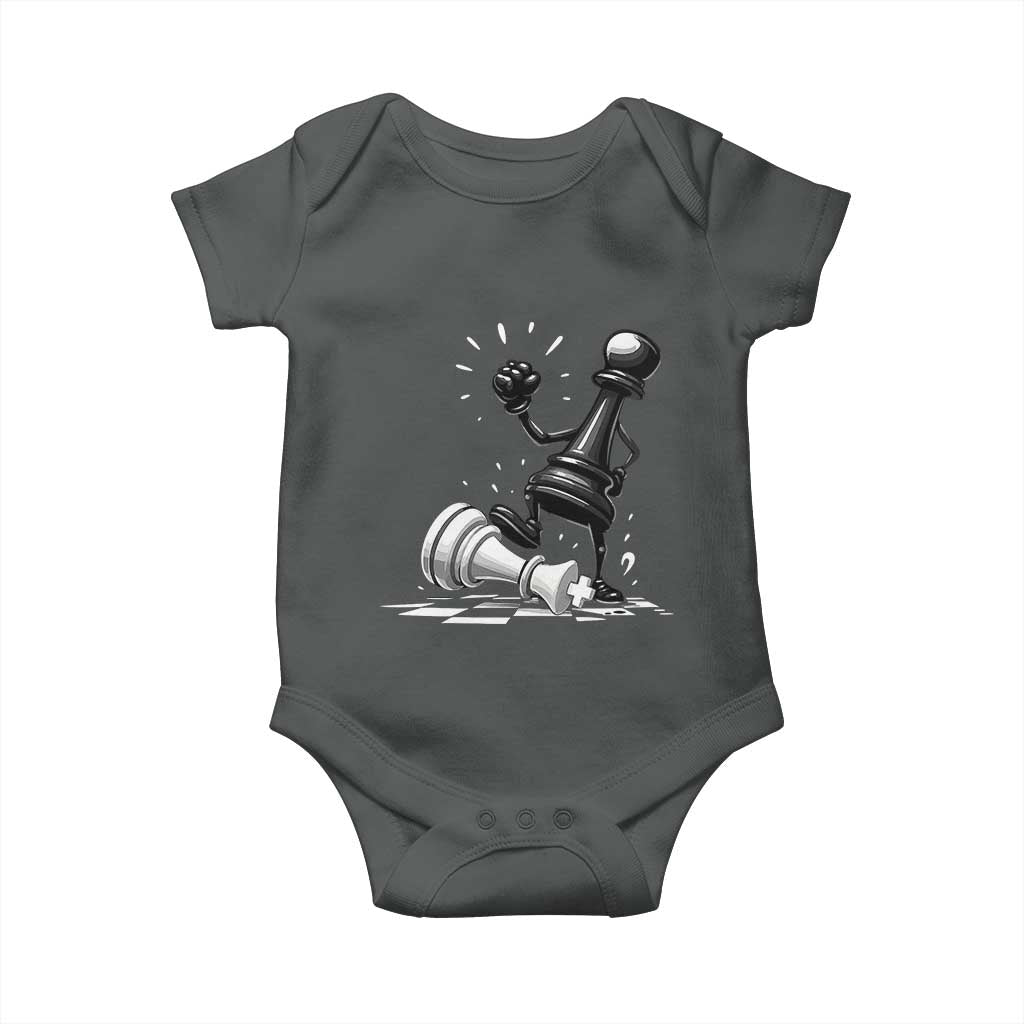 No Kings Baby Onesie America Protest Chess Rejecting Kings - Wonder Print Shop