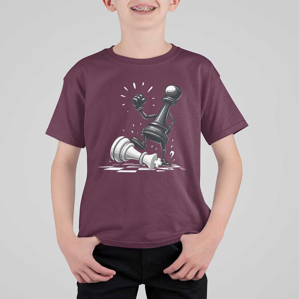 No Kings T Shirt For Kid America Protest Chess Rejecting Kings - Wonder Print Shop