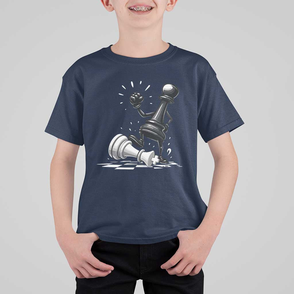 No Kings T Shirt For Kid America Protest Chess Rejecting Kings - Wonder Print Shop
