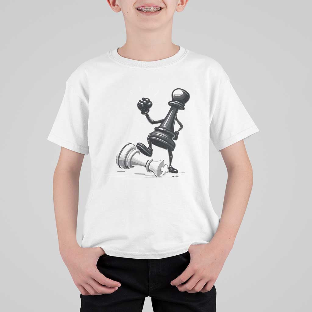 No Kings T Shirt For Kid America Protest Chess Rejecting Kings - Wonder Print Shop