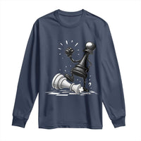 No Kings Long Sleeve Shirt America Protest Chess Rejecting Kings - Wonder Print Shop