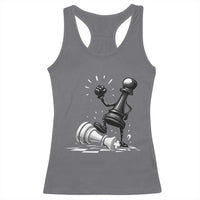 No Kings Racerback Tank Top America Protest Chess Rejecting Kings - Wonder Print Shop