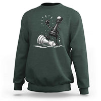 No Kings Sweatshirt America Protest Chess Rejecting Kings - Wonder Print Shop
