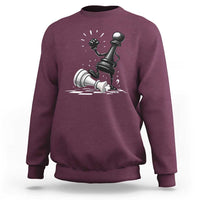 No Kings Sweatshirt America Protest Chess Rejecting Kings - Wonder Print Shop