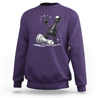 No Kings Sweatshirt America Protest Chess Rejecting Kings - Wonder Print Shop