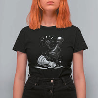 No Kings T Shirt For Women America Protest Chess Rejecting Kings - Wonder Print Shop