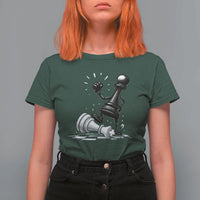 No Kings T Shirt For Women America Protest Chess Rejecting Kings - Wonder Print Shop